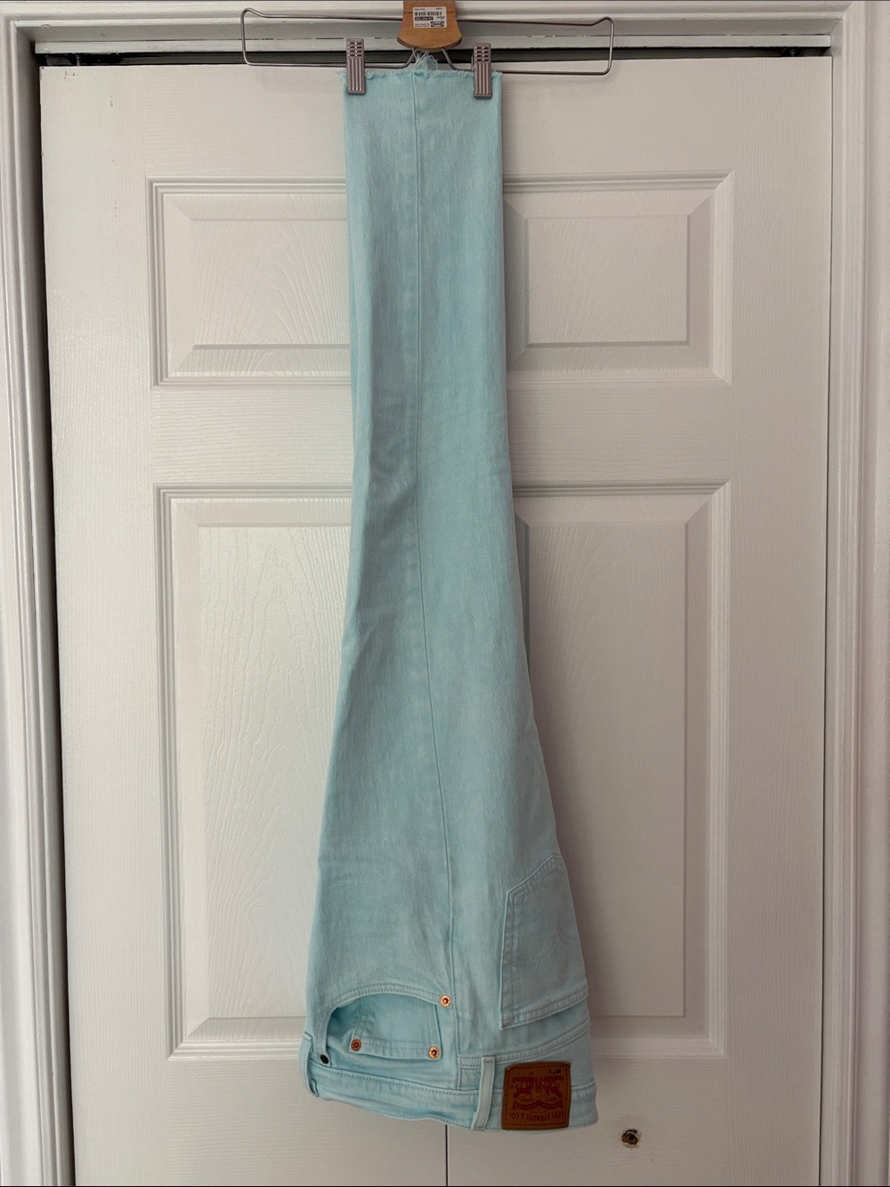 Levi's Light Aqua 501® Patch Jeans
